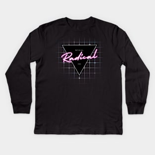 80s Totally Radical Kids Long Sleeve T-Shirt